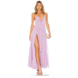 Michael Costello x Revolve Justin Gown in Lavender